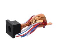 Trophée en Métal Bronze 3d pour Compétition Scolaire, avec Ruban | Récompense, Finition Artisanale Détaillée, pour Événement Scolaire et Épreuve D’athlétisme