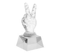Trophée en Verre Transparent Décoratif, Prix Délicat, Usage Intérieur | Verre, Forme Simple et Vive, Décoration pour Jardin et Maison, Accessoire de Prix