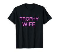 Trophée épouse en Texte Rose pour la Future mariée Jour du Mariage T-Shirt