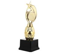 Trophée Étoile en Plastique pour Garçon et Filles et Étudiants, Taille L | Récompense D'honneur pour Activités D'évaluation et Matchs, Aspect Élégant, Couleur Or