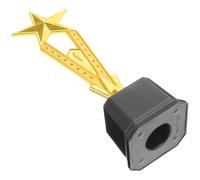 Trophée Étoile Pentagramme en Plastique Or 1 Pièce pour Garçon et Filles