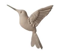 Trophée Mural Décoration Chambre D'enfant, Colibri Beige, Colibri TU