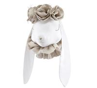 Trophée mural lapine en lin chambre