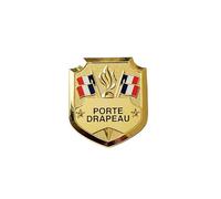 trophee pas cher Insignes Porte Drapeau 10, 20, 30 Ans 20 x 15 mm (3 à 9 Ans)