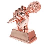 Trophée Résine Micro en Concours de Chant Garçon et Filles Élèves | Décoration de Salle de hambre D’garçon et Filles, Pièce Unique, Style Créatif, Coloré, Présent D’honneur