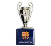 Trophée sur pied de la Coupe de Champions et FC Barcelone 70 mm
