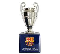 Trophée sur pied de la Coupe de Champions et FC Barcelone 70 mm