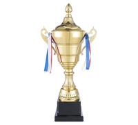Trophée XXL en Gold avec couvercle 36 cm - Trophée Vainqueur Personnalisable