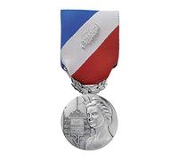 TROPHEES DES VAINQUEURS Médaille Sécurité Intérieure Argent | Décoration Honorifique | Distinction Commémorative et Récompense de Prestige - SIA