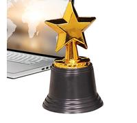 Trophées Gold Award - Trophée Gold Award Personnalisé, Trophée En Forme D'étoile Pour La Reconnaissance | Trophée Gold Star Achievement, Prix D'événement Sportif, Trophée De Récompense Pour Les Gagnan