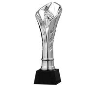 Trophées Trophée De Décoration Ailes D'Aigle Trophée D'honneur Du Personnel Exceptionnel De L'assemblée Annuelle Trophée Du Prix Des Enfants Trophée Des Lettres D'or Coupes ( Color : Silver , S : 8*27