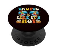 Tropic comme s'il faisait chaud PopSockets PopGrip Adhésif