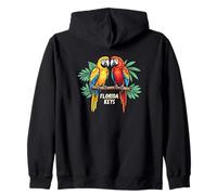 Tropic Island Adventure - Perroquets dans Les Florida Keys Sweat à Capuche