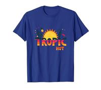 Tropic Like Its Hot Summer Fun Ananas Sun, Hawaïens T-Shirt, Homme, Bleu Royal, XL