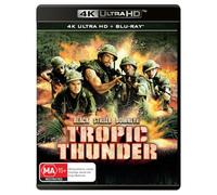 Tropic Thunder 4K Ultra HD + Blu-Ray | Ben Stiller, Robert Downey Jr | Region A, B & C