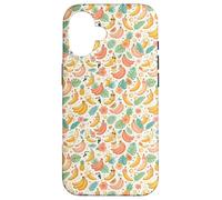 Tropical Banana Pattern Fruit Floral Beach Aesthetic Coque pour iPhone 16