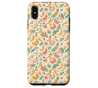 Tropical Banana Pattern Fruit Floral Beach Aesthetic Coque pour iPhone XS Max