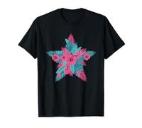 Tropical Beach Star Hibiscus Feuille de Palmier d'été Aloha T-Shirt
