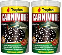 TROPICAL Carnivore Nourriture pour Aquariophilie 500 ML (Lot de 2)