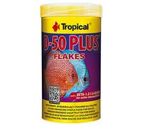Tropical D-50 Plus Nourriture en Flocons, 1 Paquet (1 x 250 ML)