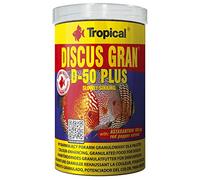Tropical Nourriture granulés Discus Gran D-50 Plus – Rehausse la couleur – 1000 ml / 440 g