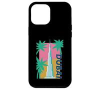 Tropical Dubai Art Burj Khalifa Palmier Oasis Coque pour iPhone 12 Pro Max