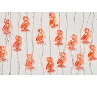 Tropical Fiesta Flamingo Lights, 30 LED Lights On 3M Silver Wire