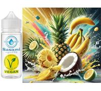 Tropical Fruit - ananas, banane, noix de coco, citron arôme concentré - Vegan - Sasami - 10 ml