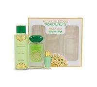 Tropical Fruit Coffret de parfum,Gulf Orchid,Brume pour le corps 250 mL,Huile concentrée 12 mL,Eau de Parfum 60 mL