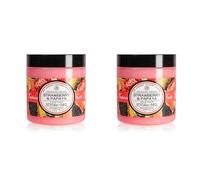 Tropical Fruits Gentle Exfoliating Strawberry & Papaya Sugar Scrub 2 x 550g