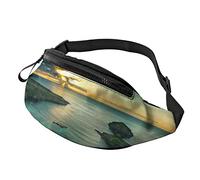 Tropical Hawaiian Scene Island Ocean Fanny Pack Sport Casual Waist Pack pour Femmes Hommes À La Mode