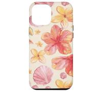Tropical Hibiscus Seashells Summer Floral Pattern Coque pour iPhone 12 Pro Max