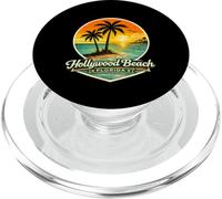 Tropical Hollywood Beach Floride Sunset Hollywood Beach FL PopSockets PopGrip pour MagSafe