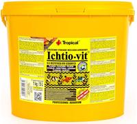 TROPICAL ICHTIO-VIT 5L / 1kg - Nourriture Multi-ingrédients pour Poissons d'aquarium en Flocons