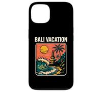 Tropical Island Bali Vacation Retro Surfs Up Femme Coque pour iPhone 13