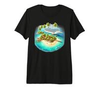 Tropical Island Bateau de croisière Vacation Paradise T-Shirt Haut de Gamme