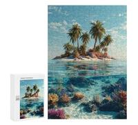 Tropical Island Paradise-3 Puzzle 1000 Pièces Educa Jouet en Bois Cadeau Unique Décoration Intérieure Jeu Éducatif Challenge Toy Adultes Et Enfants À Partir De 14 Ans 300 PCS