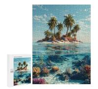 Tropical Island Paradise-3 Puzzle 1000 Pièces Educa Jouet en Bois Cadeau Unique Décoration Intérieure Jeu Éducatif Challenge Toy Adultes Et Enfants À Partir De 14 Ans 500 PCS