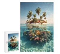 Tropical Island Paradise Puzzle 1000 Pièces Educa Jouet en Bois Cadeau Unique Décoration Intérieure Jeu Éducatif Challenge Toy Adultes Et Enfants À Partir De 14 Ans 1000 PCS