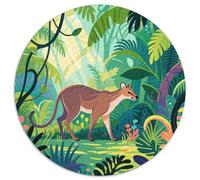 Tropical Jungle Puzzle 1000 Pièces Educa Jouet en Bois Divertissement Créatif Décoration Intérieure Illustration Jeu Éducatif Challenge Toy Adultes & Enfants des 14 Ans 1000pcs (67.5x67.5cm)