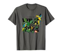 Tropical Macaw Parrots Jungle Nature Bird Design Life Quotes T-Shirt