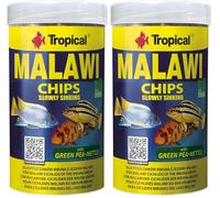 TROPICAL Malawi Chips Nourriture pour Aquariophilie 250 ML (Lot de 2)