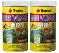 Tropical Mini WAFERS Mix 250ml / 138g - pour Poissons et résidents du Fond (Lot de 2)