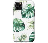 Tropical Monstera & Palm - Île Botanique Boho Beach Style Coque pour iPhone 11 Pro Max