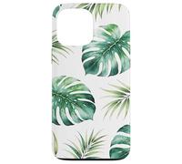 Tropical Monstera & Palm - Île Botanique Boho Beach Style Coque pour iPhone 13 Pro Max