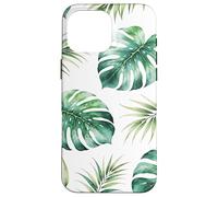 Tropical Monstera & Palm - Île Botanique Boho Beach Style Coque pour iPhone 16 Pro Max