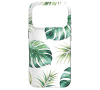 Tropical Monstera & Palm - Île Botanique Boho Beach Style Coque pour iPhone 17 Pro