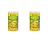 Tropical NANOVIT GRANULAT 250ml / 175g - Petites granules descendantes à Multi ingrédients pour Poissons d'aquarium de Petite (Lot de 2)