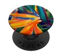 Tropical Paradise Hawaiian Birds of Paradise PopSockets PopGrip Adhésif