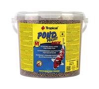 "Tropical" Pond Pellet Mix Taille M * flottant Nourriture pour Koi et poisson rouge, Seau de 5L/550 g
